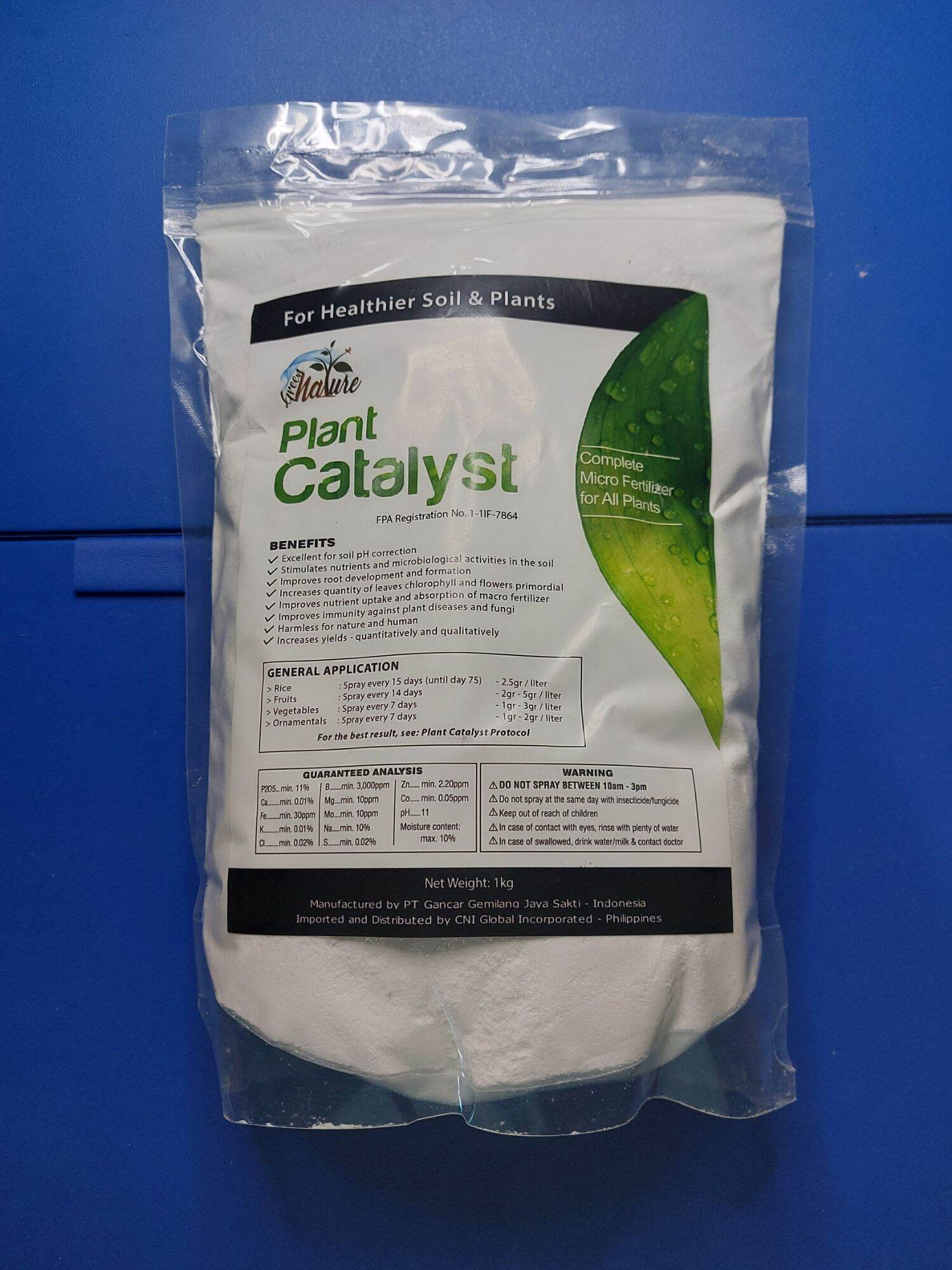 PLANT CATALYST 1 KILO PLANT NUTRITION FOLIAR Lazada PH