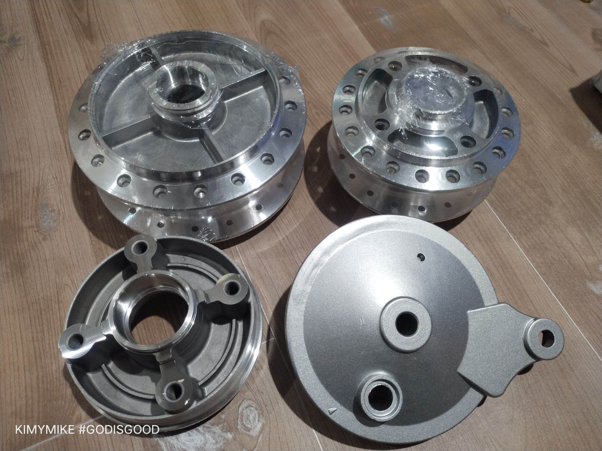 Hub Set With Flange Hub And Brake Panel For Wave Xrm Rs