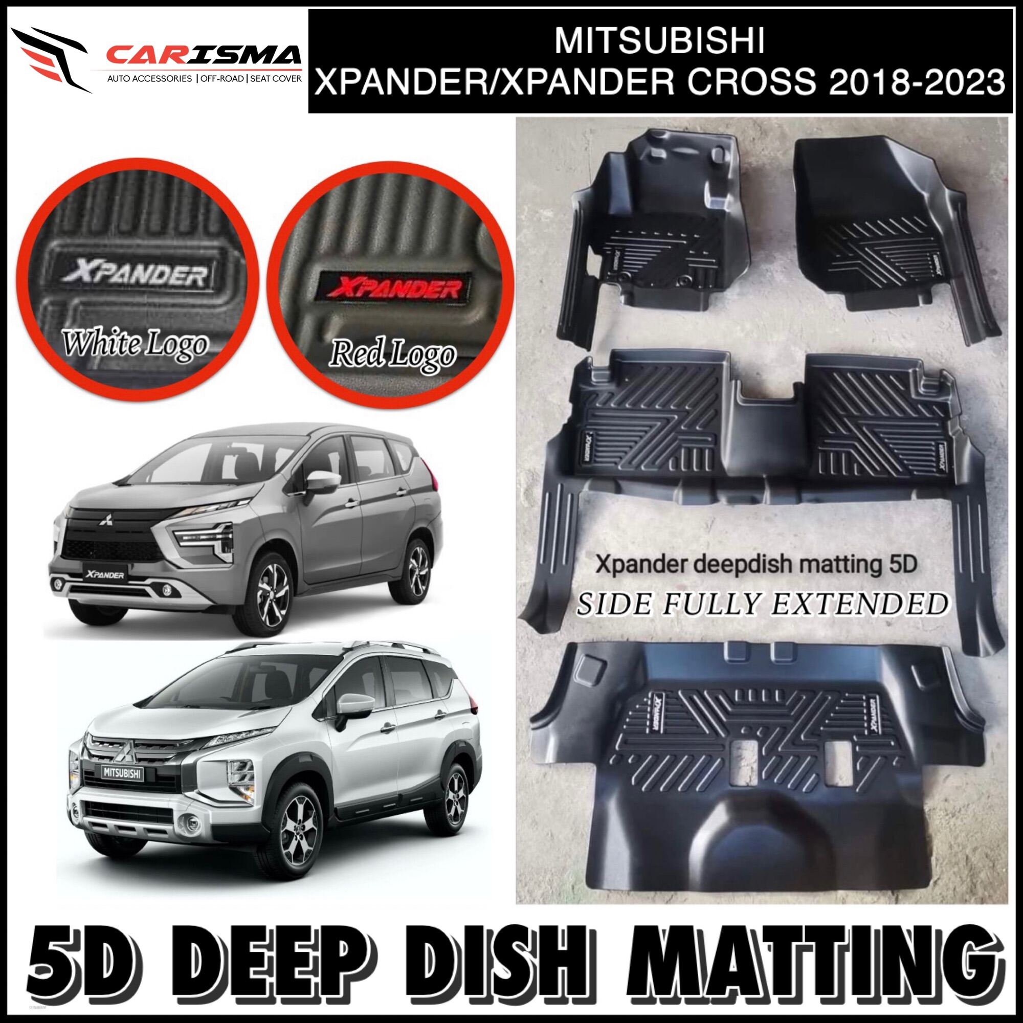 MITSUBISHI XPANDER XPANDER CROSS 5D DEEP DISH MATTING 2018 2023