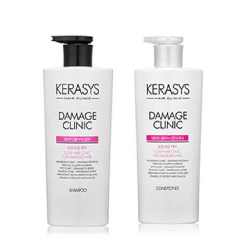 Kerasys Shampoo And Conditioner Set Korean Kerasys Damage Hair Clinic