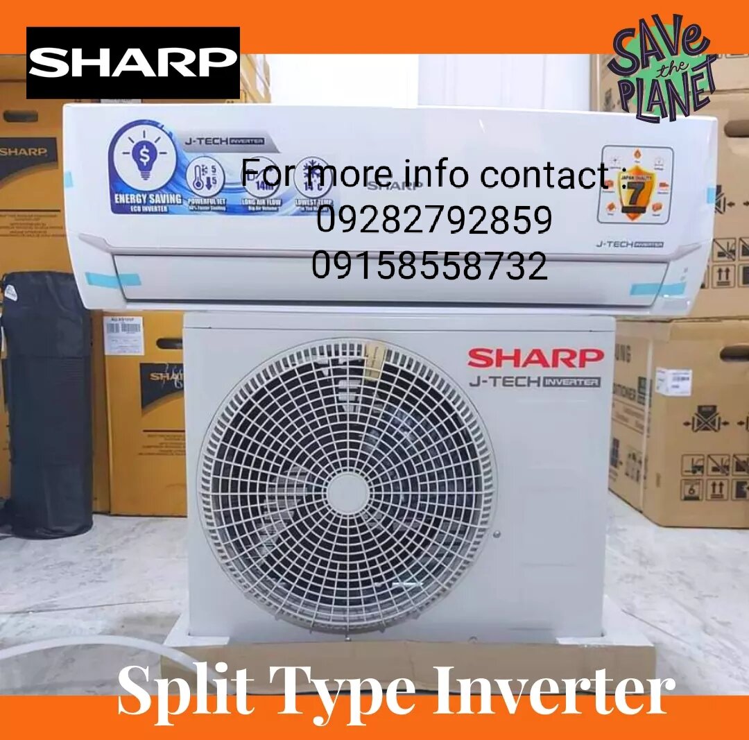 Sharp Hp Split Type Inverter Aircon Lazada Ph