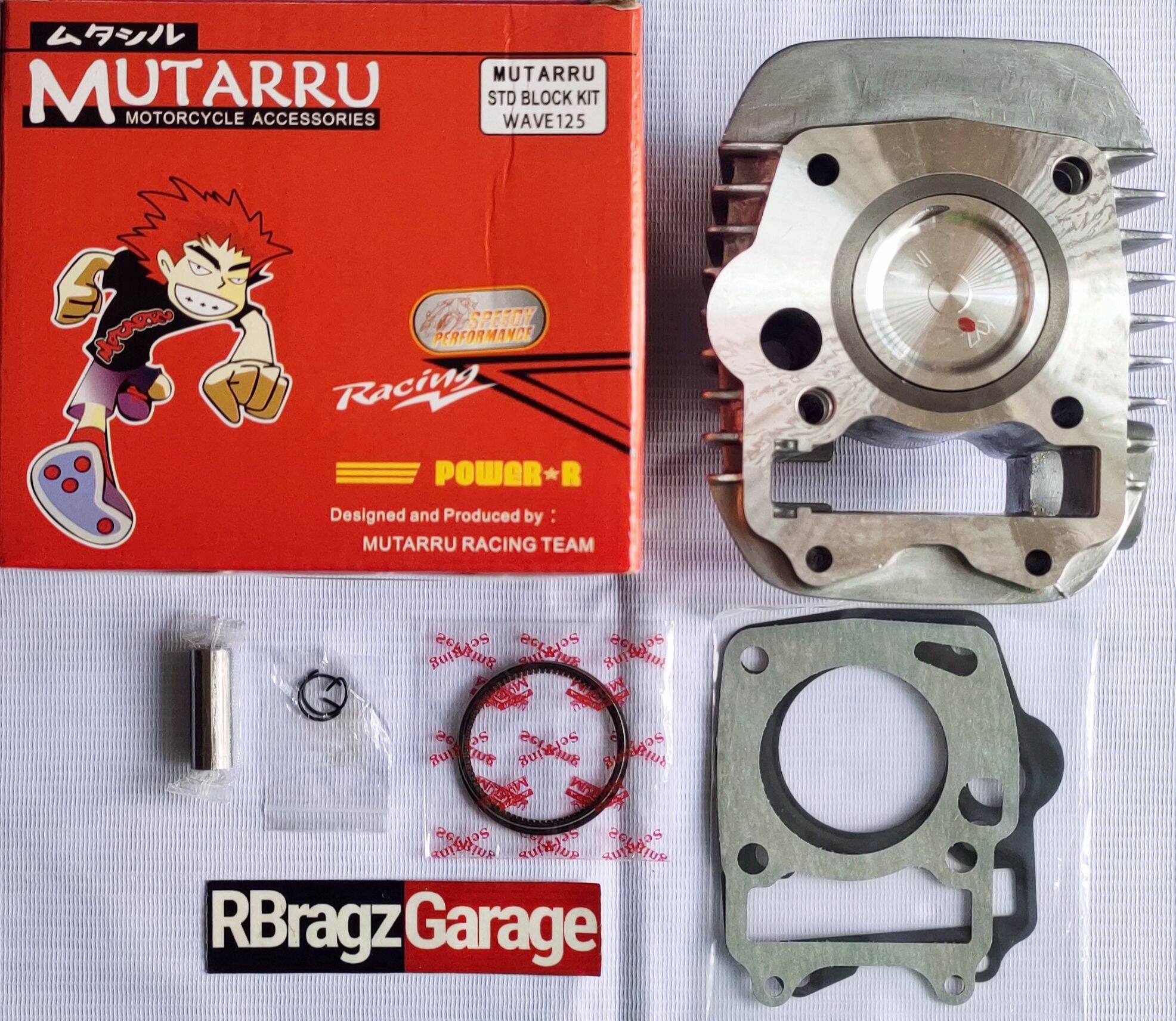 Mutarru Steel Bore Block Set 52 4mm 57mm 60mm 62mm 65mm Honda