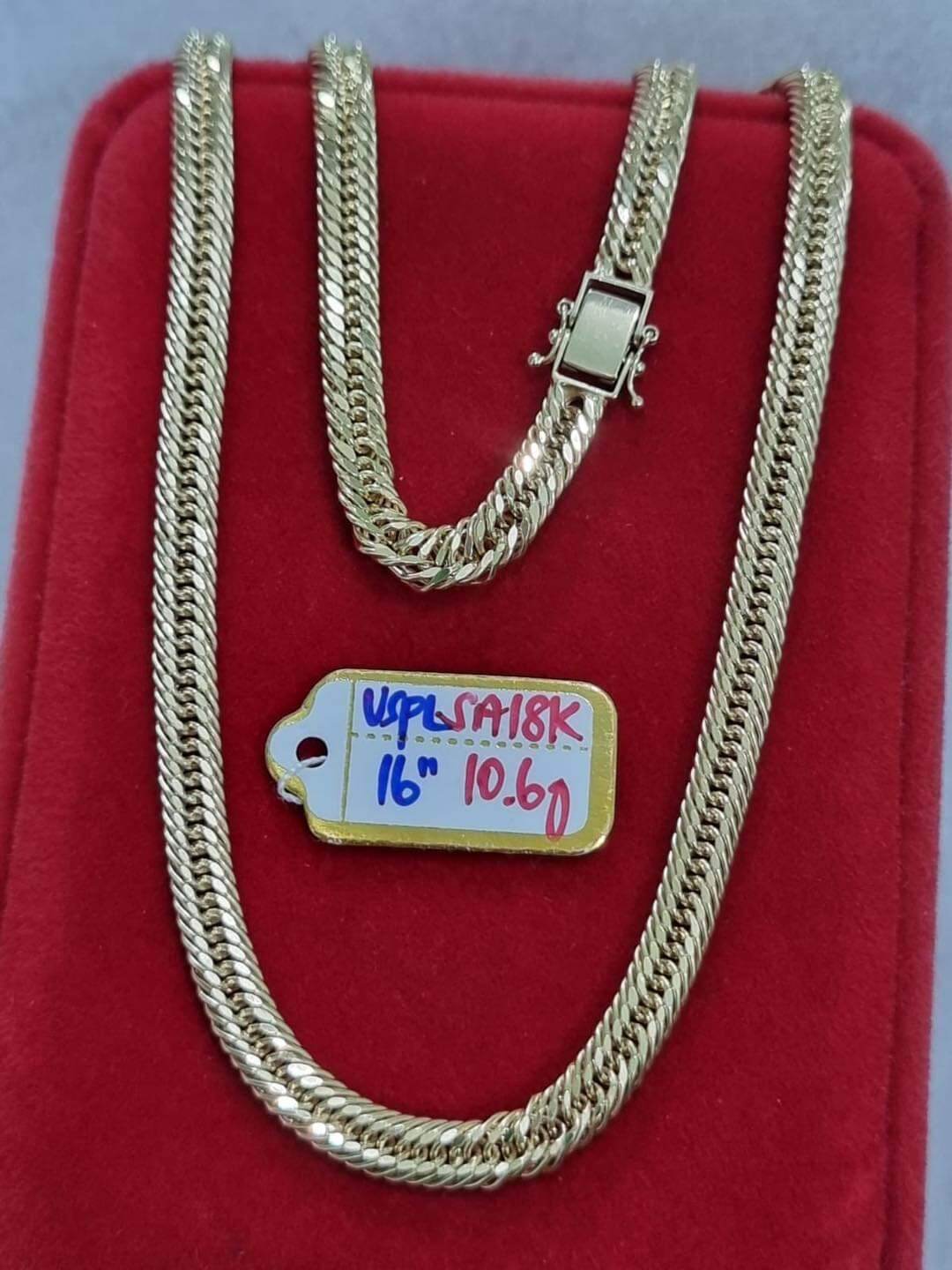 Triple Lock Chain Saudi Gold K Pawnable Lazada Ph