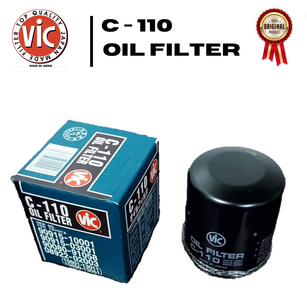 VIC Oil Filter C110 For Toyota Vios Avanza Corolla Wigo Altis