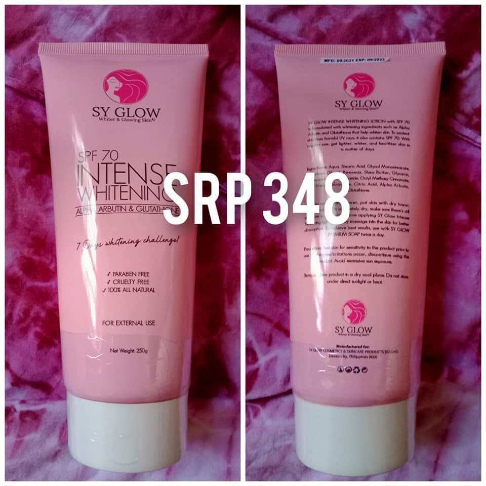 Sy Glow Intense Whitening Lotion Spf 70 Authentic Guaranteed Lazada PH