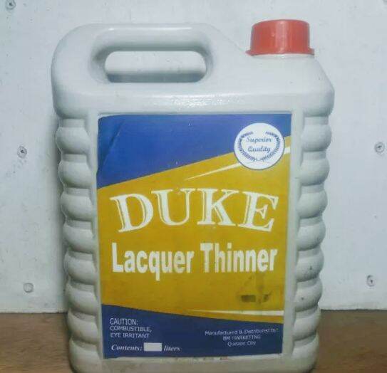 PAINT THINNER LACQUER THINNER 1GALLON 4 LITERS DUKE BRAND PANTIMPLA