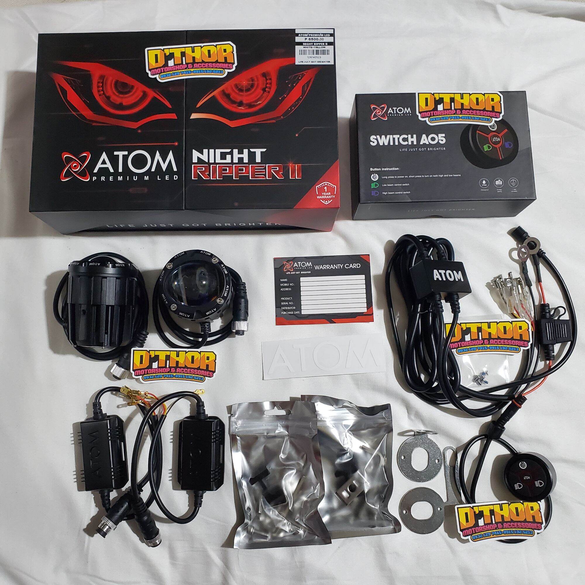 Atom Night Ripper V2 And Atom AO5 Switch With Harness Lazada PH