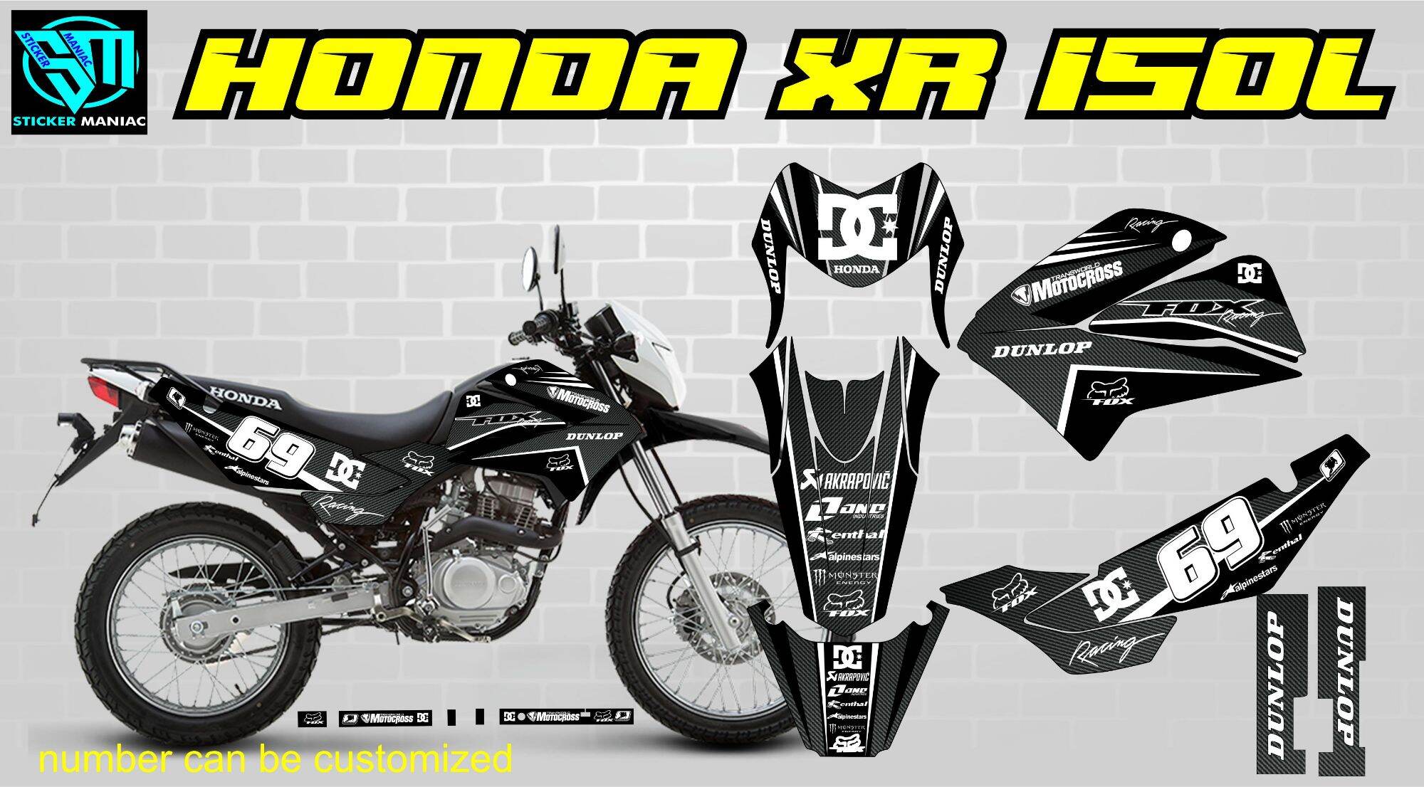 Honda Xr L Full Body Decals Lazada Ph