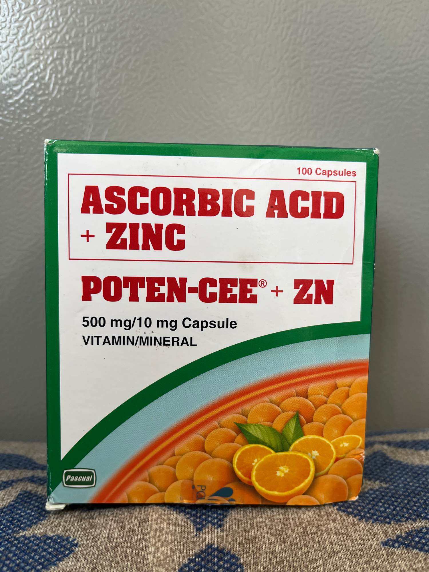 Poten Cee Zn Ascorbic Acid Zinc Mg Mg Capsule Pcs Pack