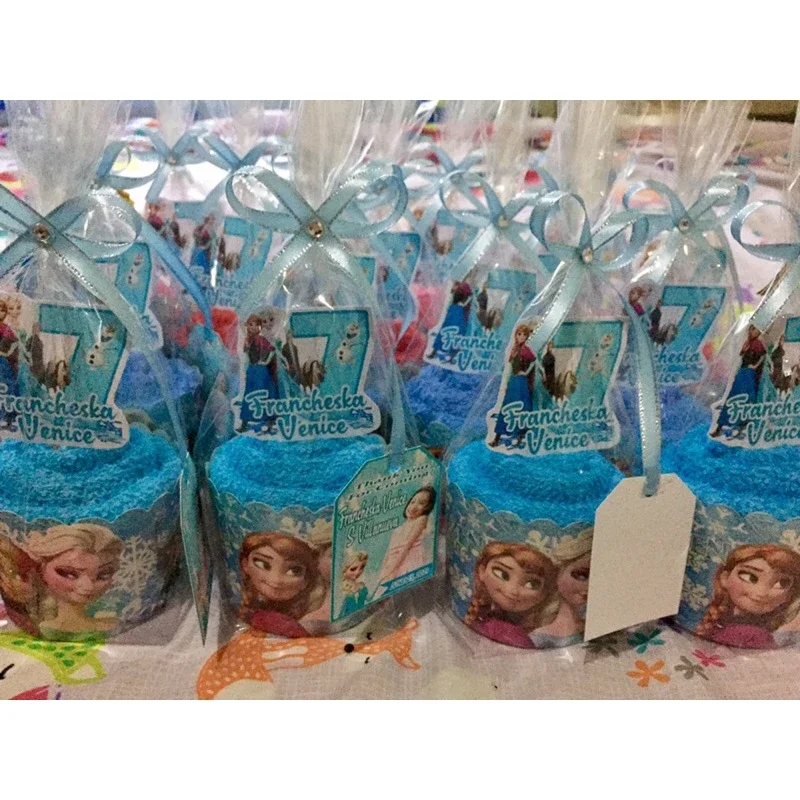 Frozen Souvenirs And Giveaways Towel Cupcake Souvenirs For