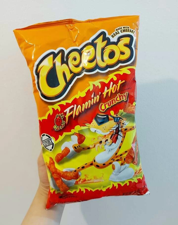 Cheetos Crunchy Flamin Hot Cheese Flavored Snack 226 8g Lazada PH