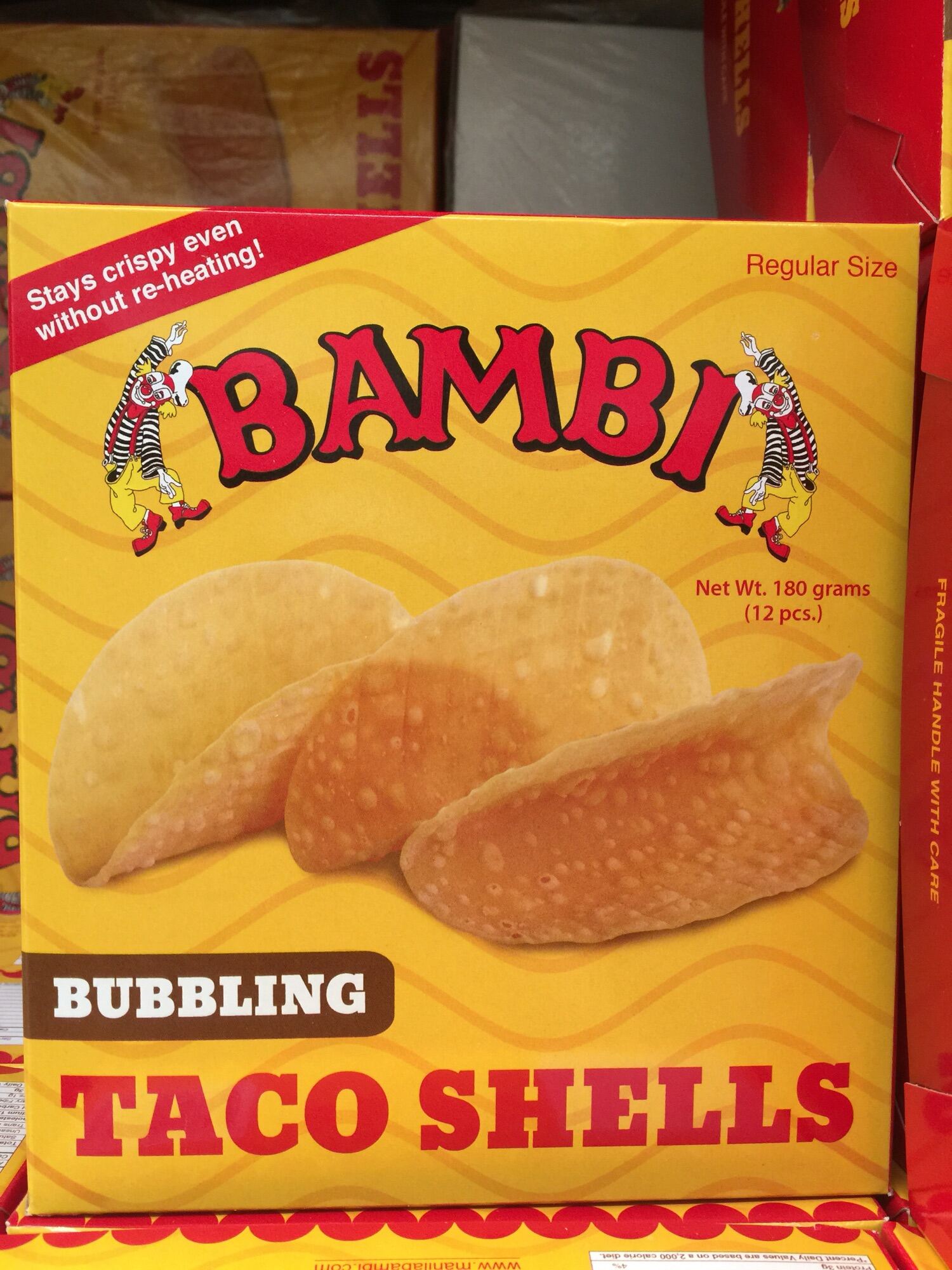 Bambi Bubbling Taco Shells S Lazada Ph