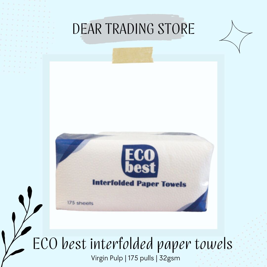 ECO Best Interfolded Paper Towel 175 Sheets Lazada PH