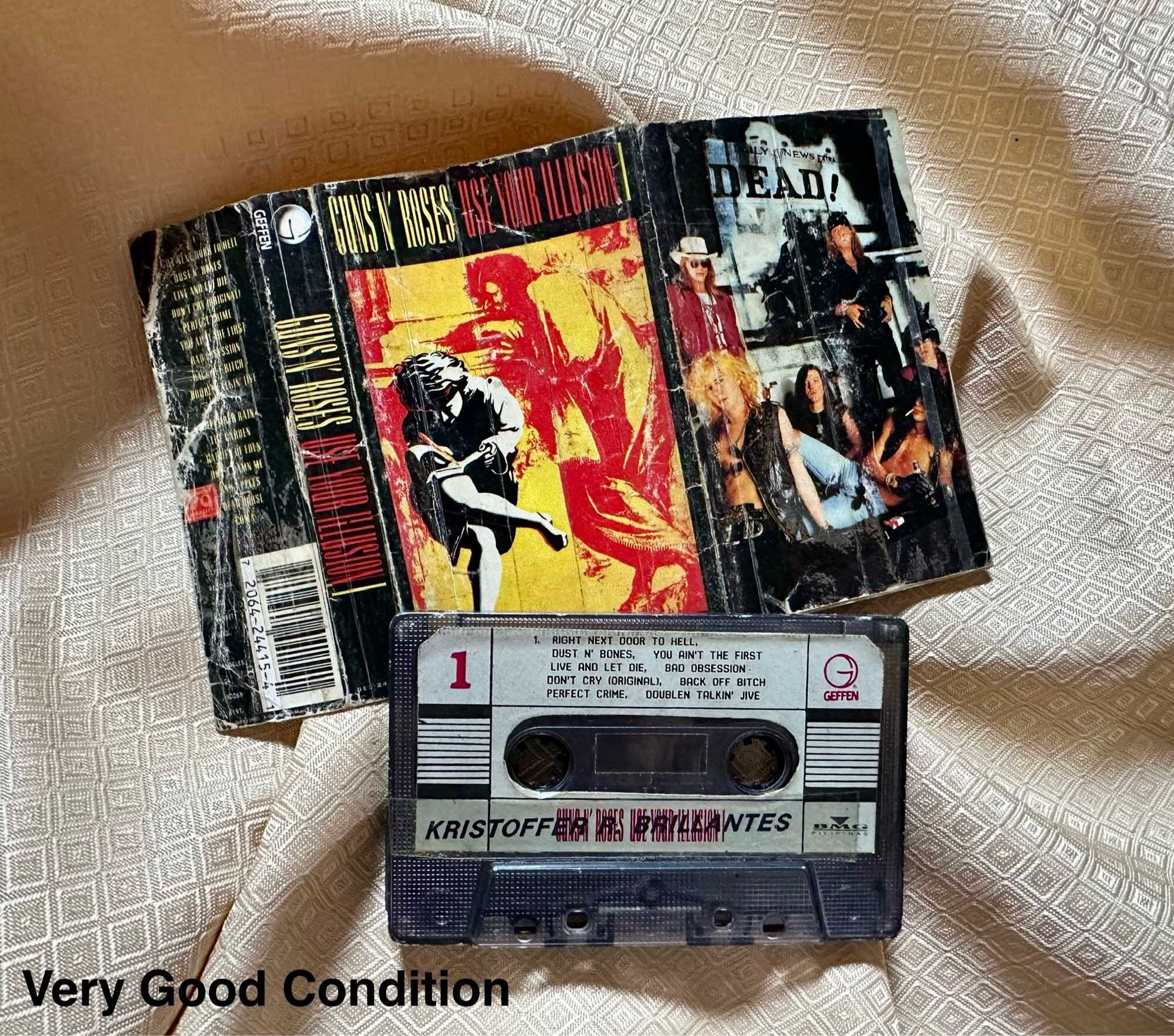 Guns N Roses Use Your Illusion I Cassette Tape Original Cassettes