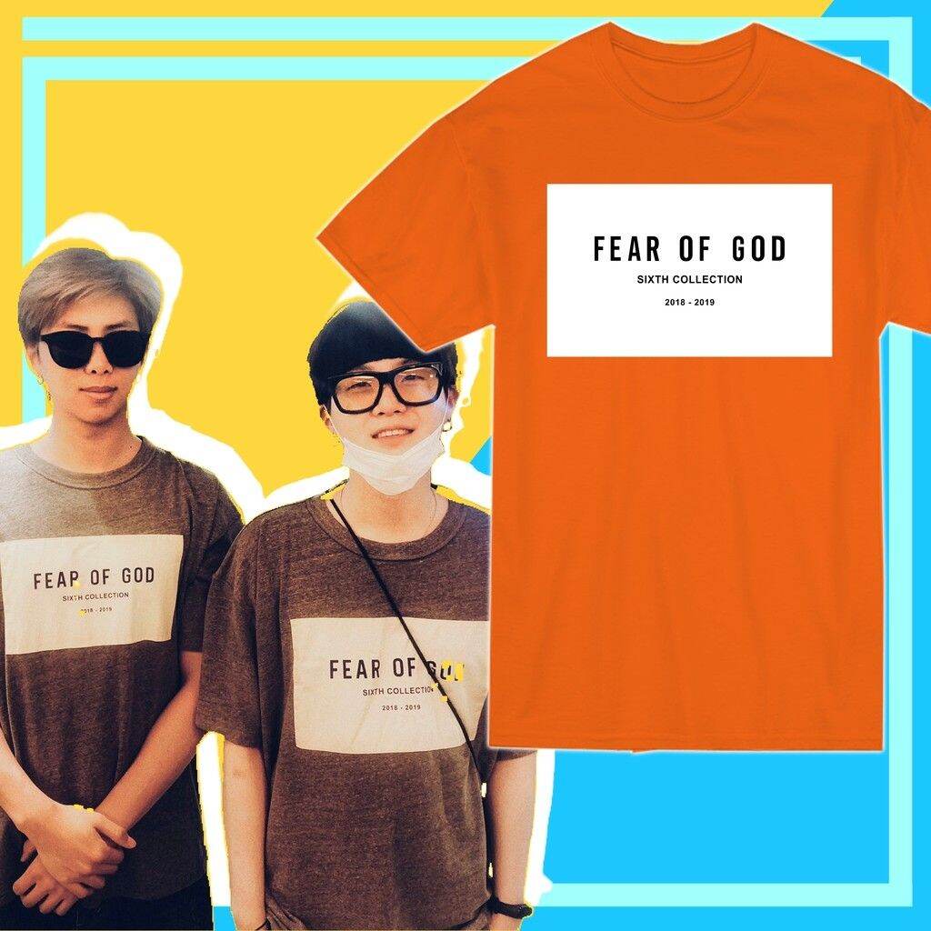 BTS RM Suga Fear Of God Sixth 
