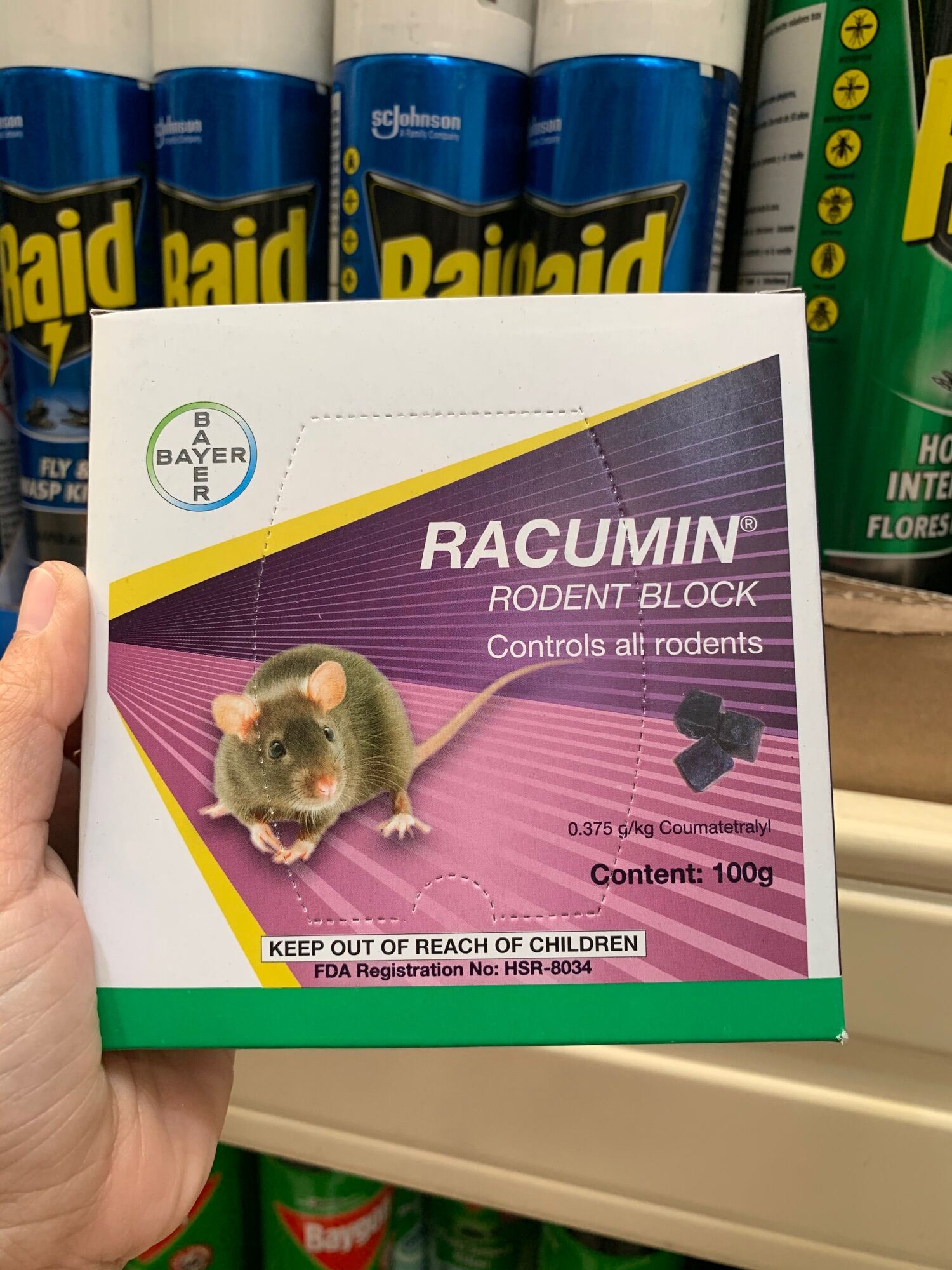 Racumin Rodent Block 100g Lazada PH