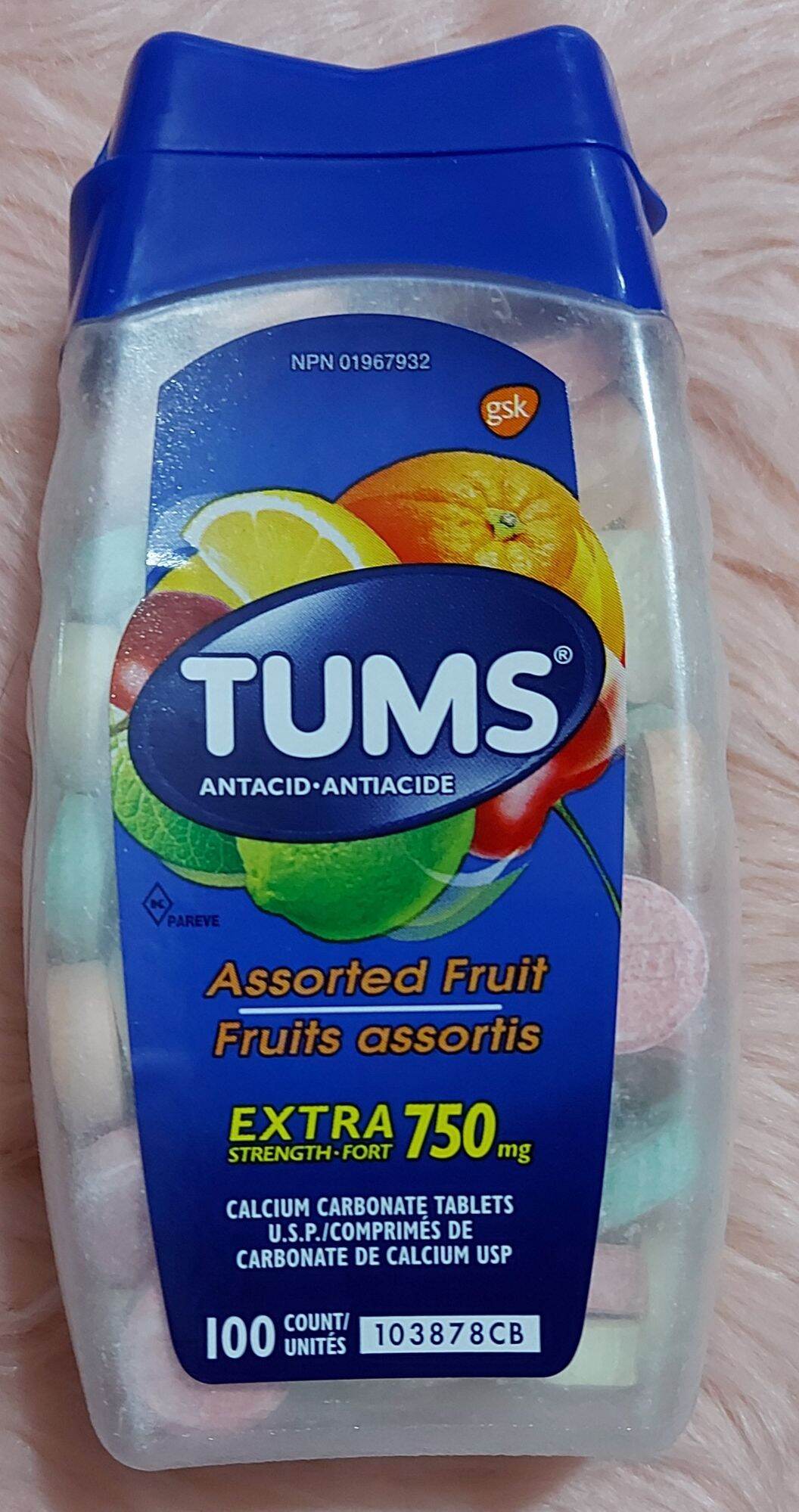 What Is The Main Ingredient In Tums Antacid