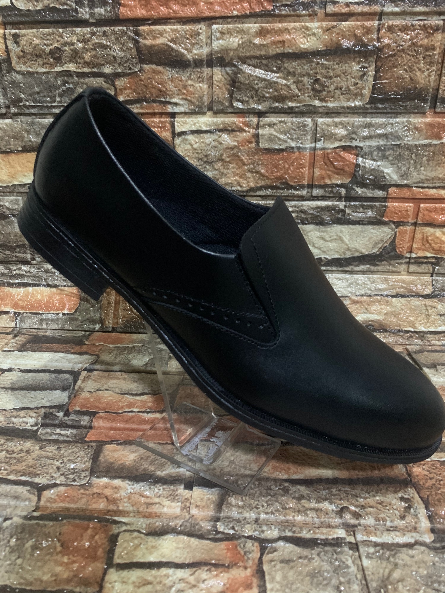 Shop Man Alex Black Leather Shoes online 