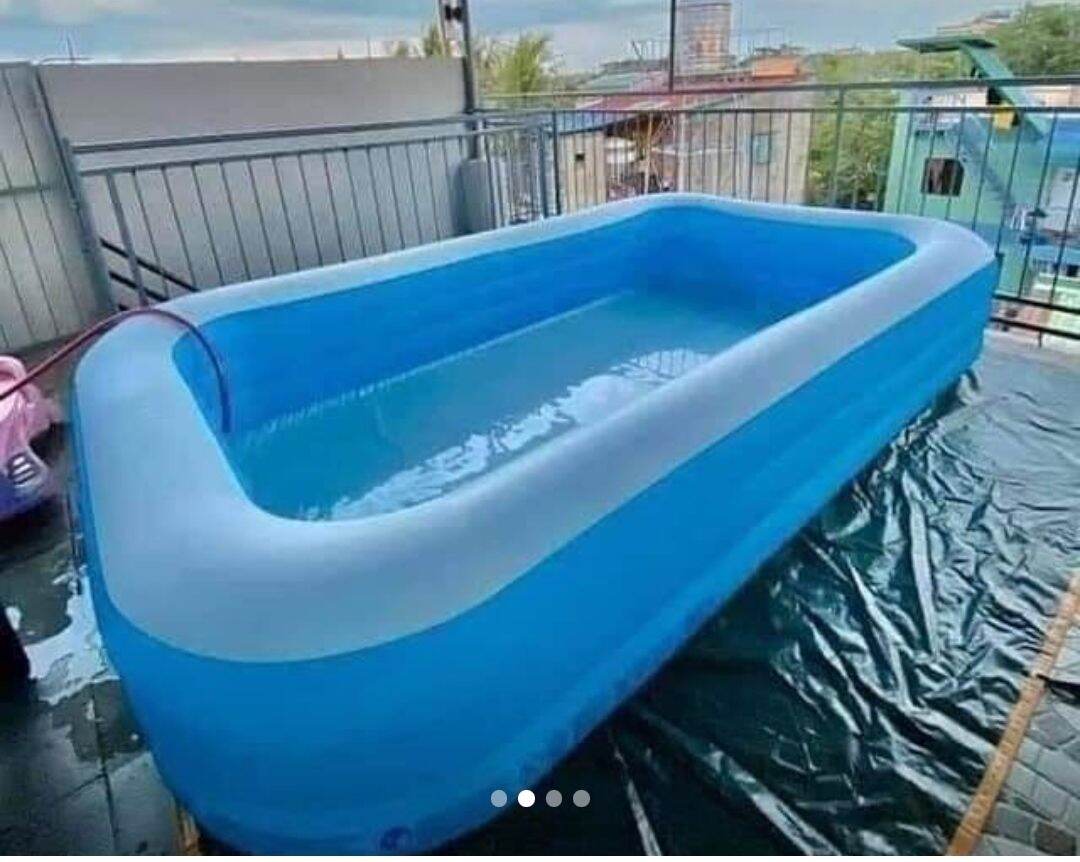 LARGE SIZE BESTWAY INFLATABLE POOLS WITH ELECTRIC PUMP Lazada PH