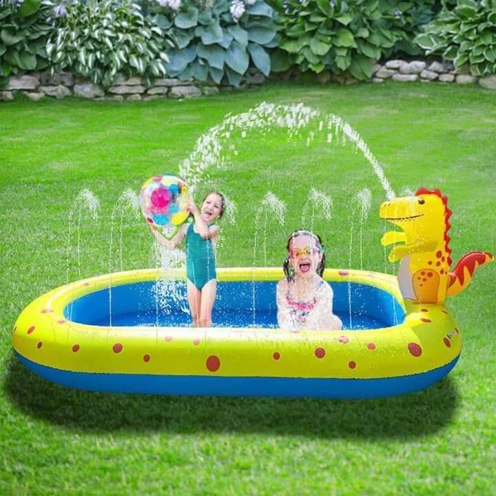 Swimming Inflatable kiddie pool fountain | Lazada PH