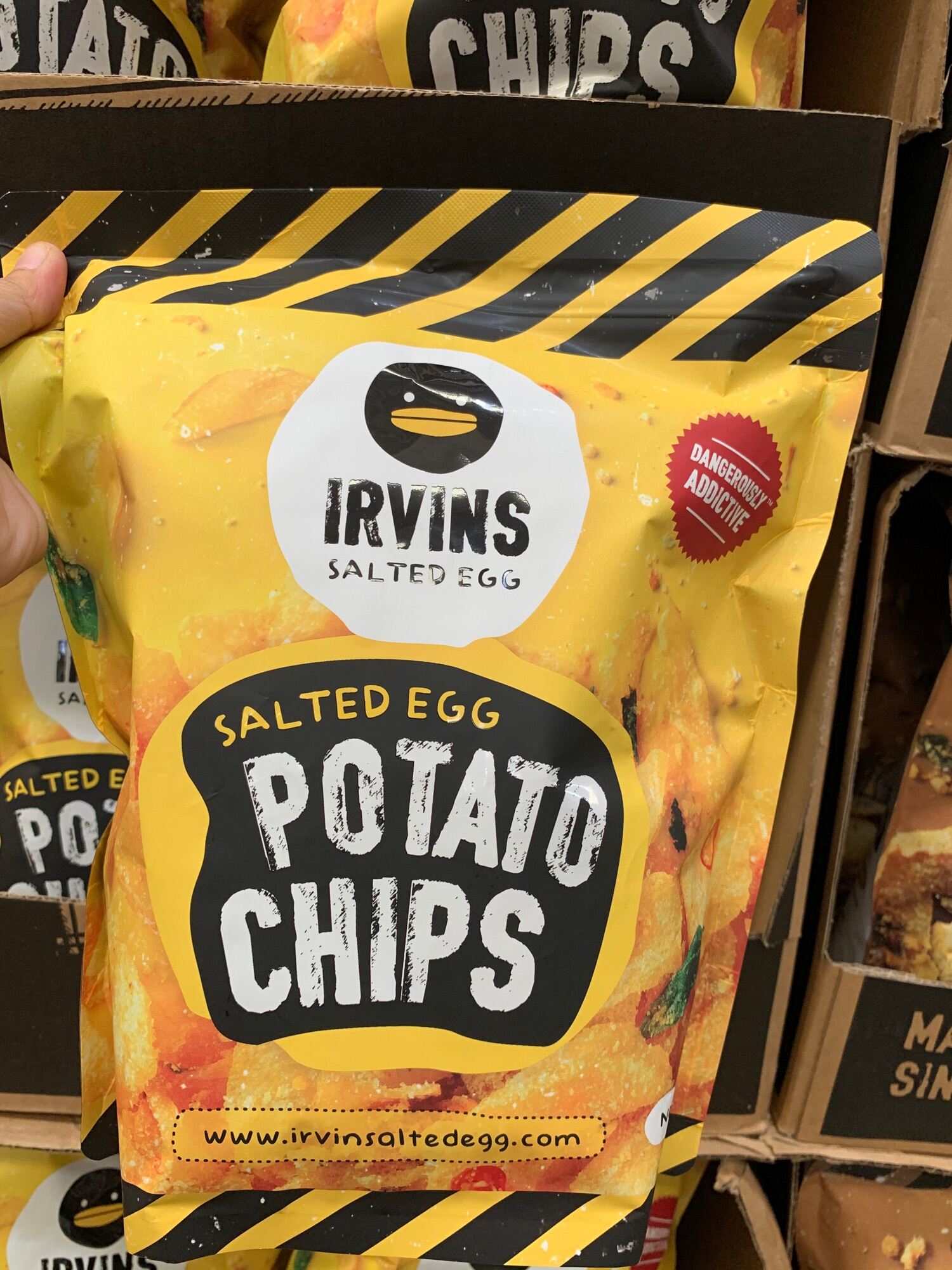 Irvins Salted Egg Potato Chips 230g | Lazada PH