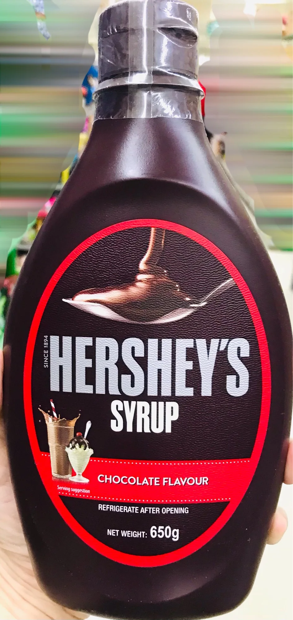 Hershey’s Chocolate Flavor Syrup 650g