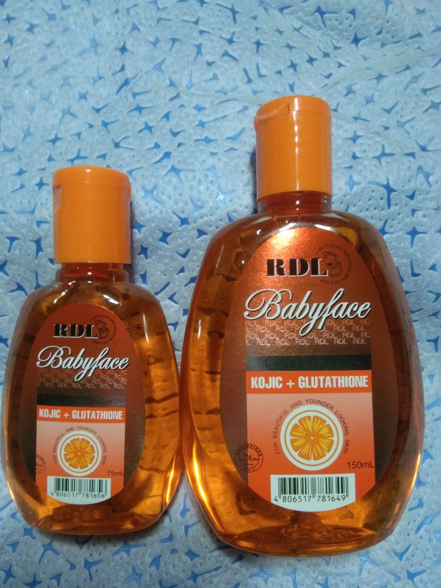 SET OF ML ML RDL BABYFACE FACIAL CLEANSER KOJIC GLUTATHIONE Lazada PH