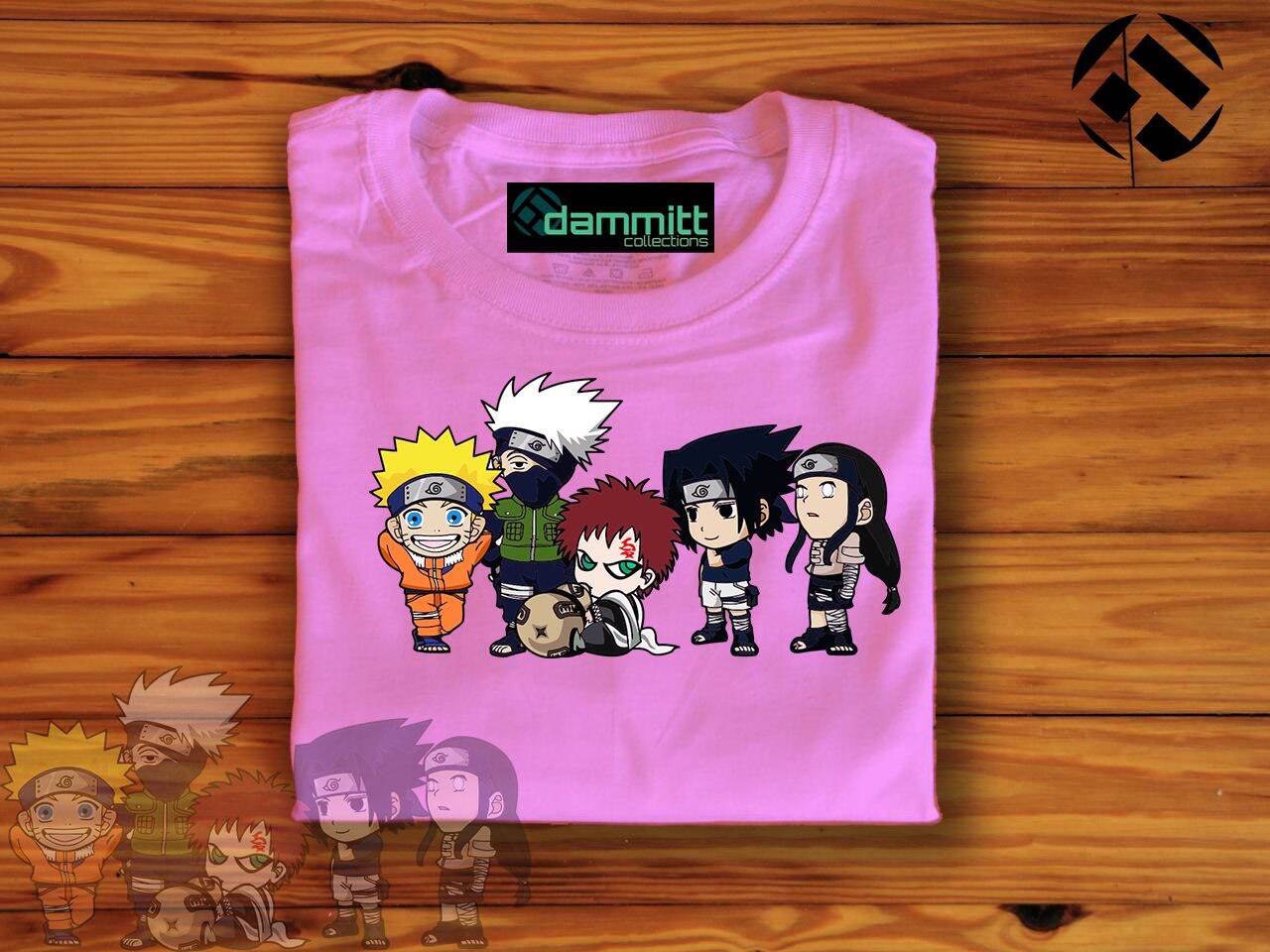 Download Naruto Gang Chibi Shirt for Kids and Adults Dammitt ...