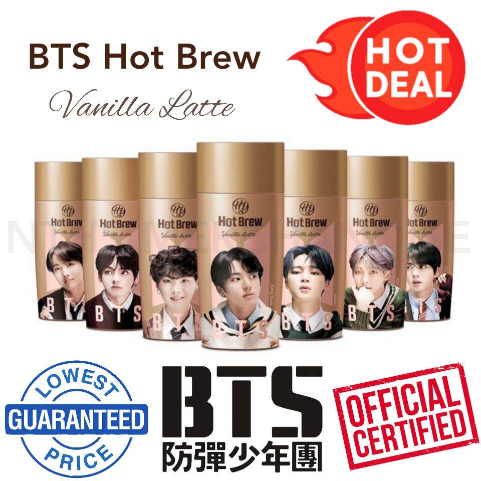 [ORIGINAL] BTS Coffee Hot Brew Vanilla Latte 270ml Lazada PH