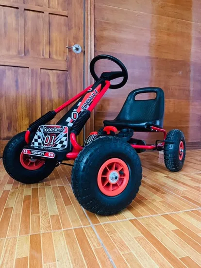 Brandnew Red Go Kart with Rubber Tire