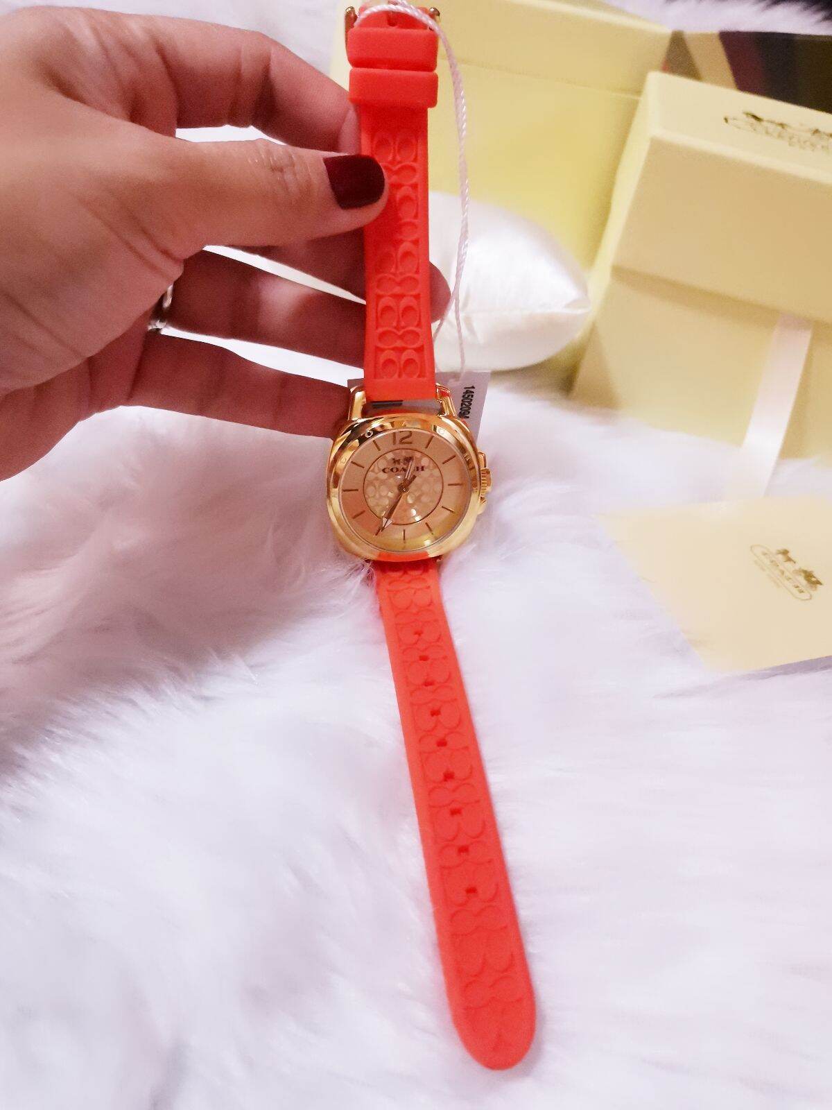 coach silicone watch