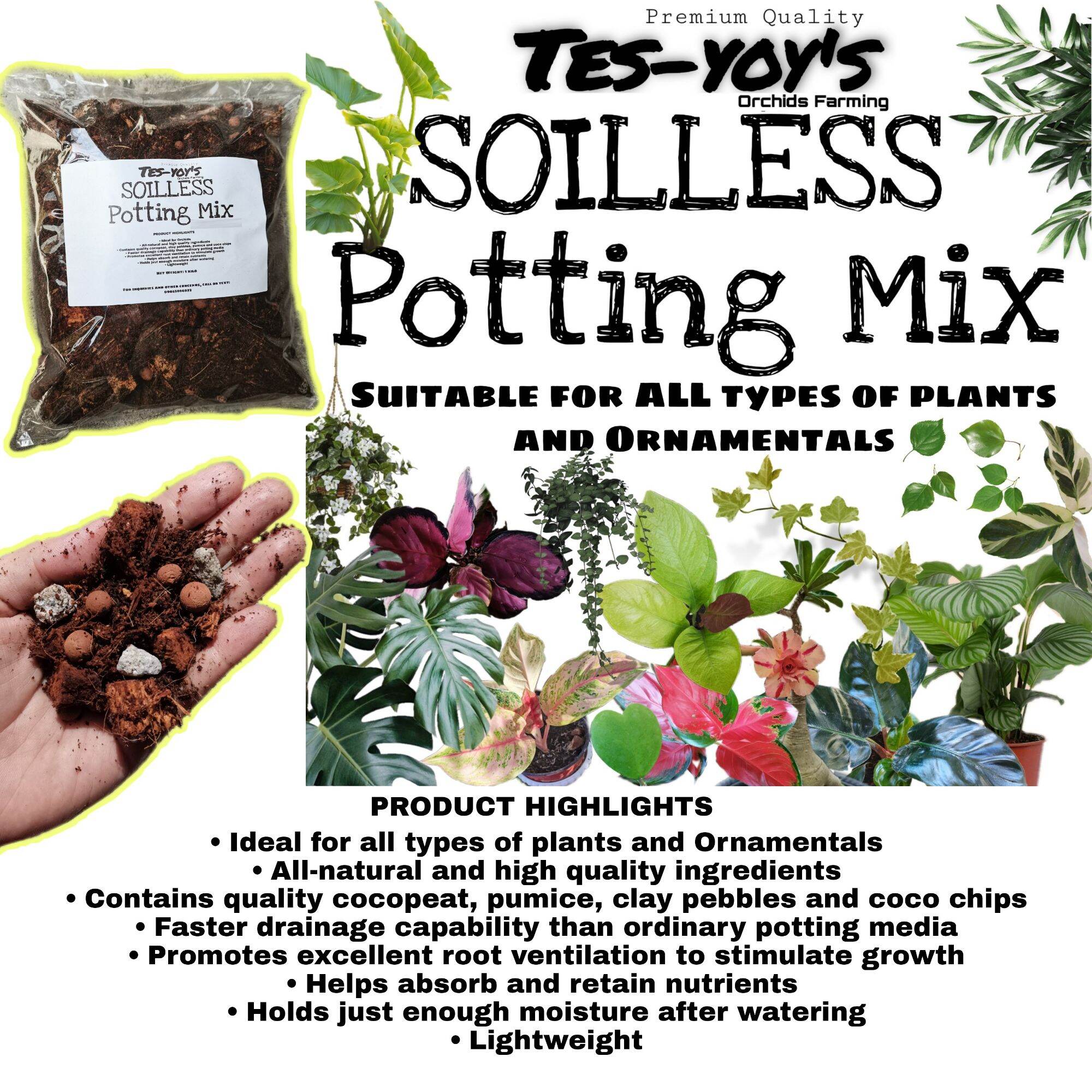 How To Make Soilless Potting Mix – LVLE