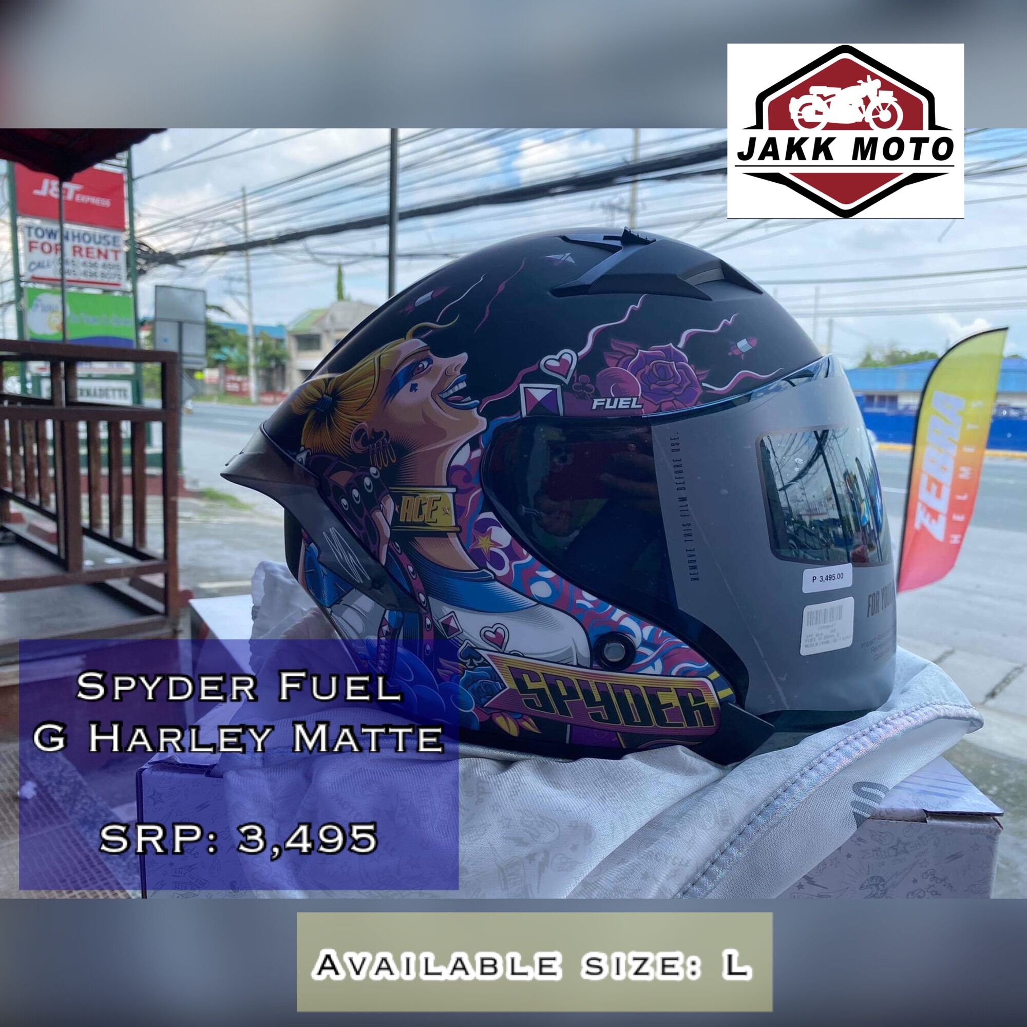 Spyder FUEL Harley Quinn Matte Black 