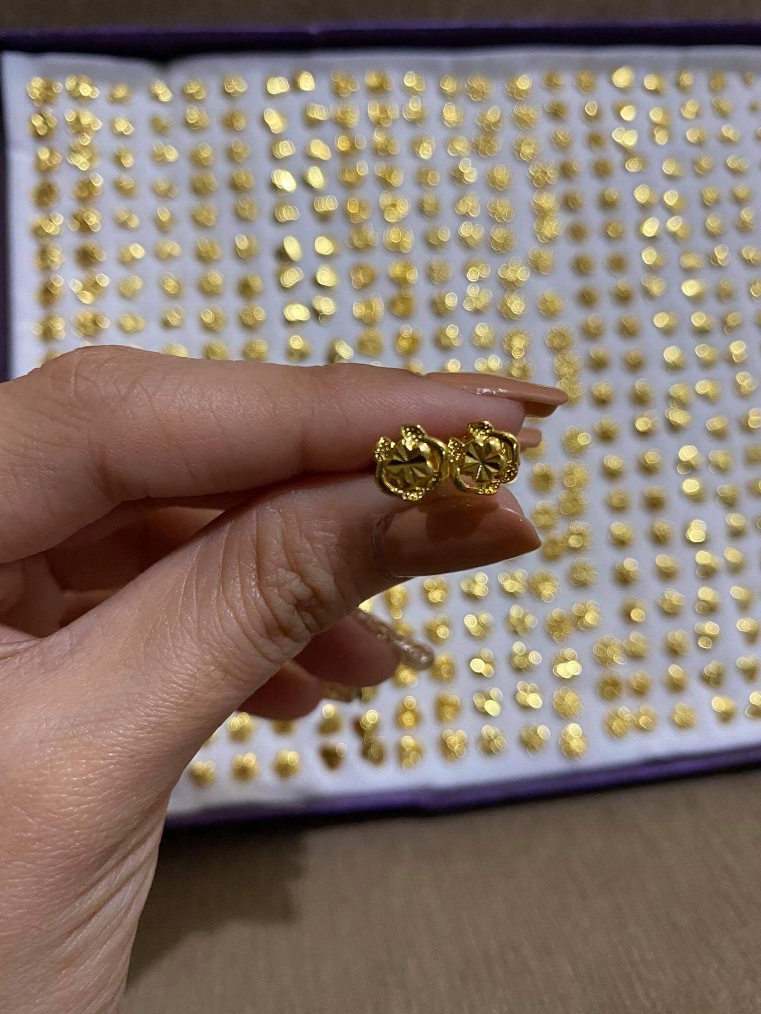 Dubai gold earrings design|Arabic design gold earrings - YouTube
