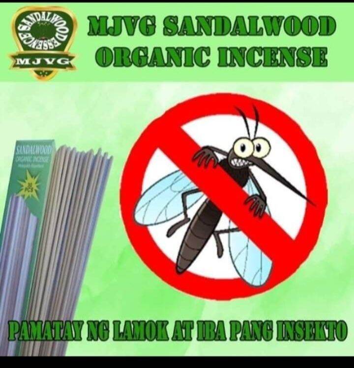 MJVG Sandalwood Organic Incense Mosquito Insect Killer/Repellent/Home ...