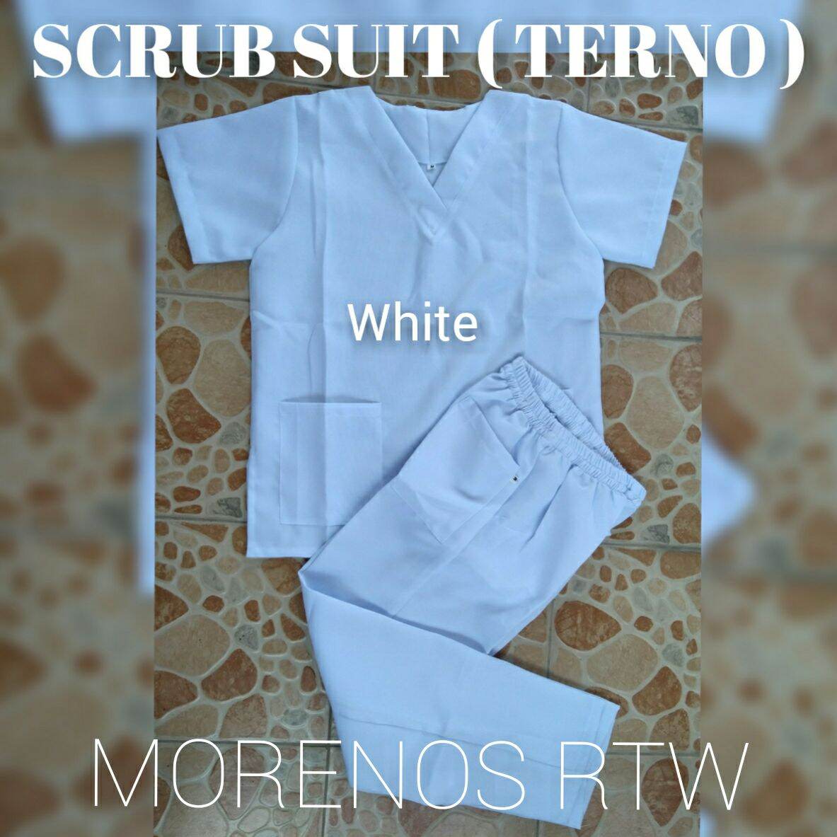 MEDICAL UNIFORM UNISEX 'SCRUB SUIT TERNO(good quality,perfect fit