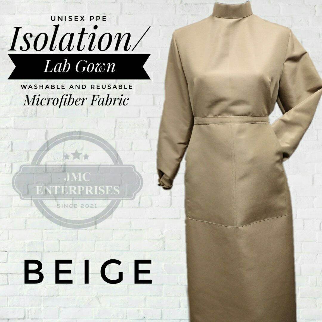 microfiber lab gown