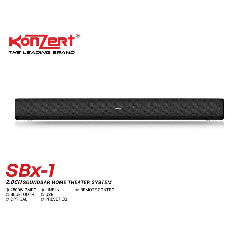 Konzert Original SBx-1 Soundbar System 2.0 Channel