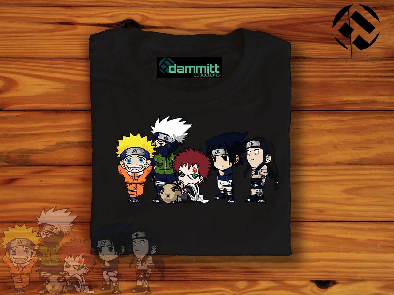 Download Naruto Gang Chibi Shirt for Kids and Adults Dammitt Collections | Lazada PH