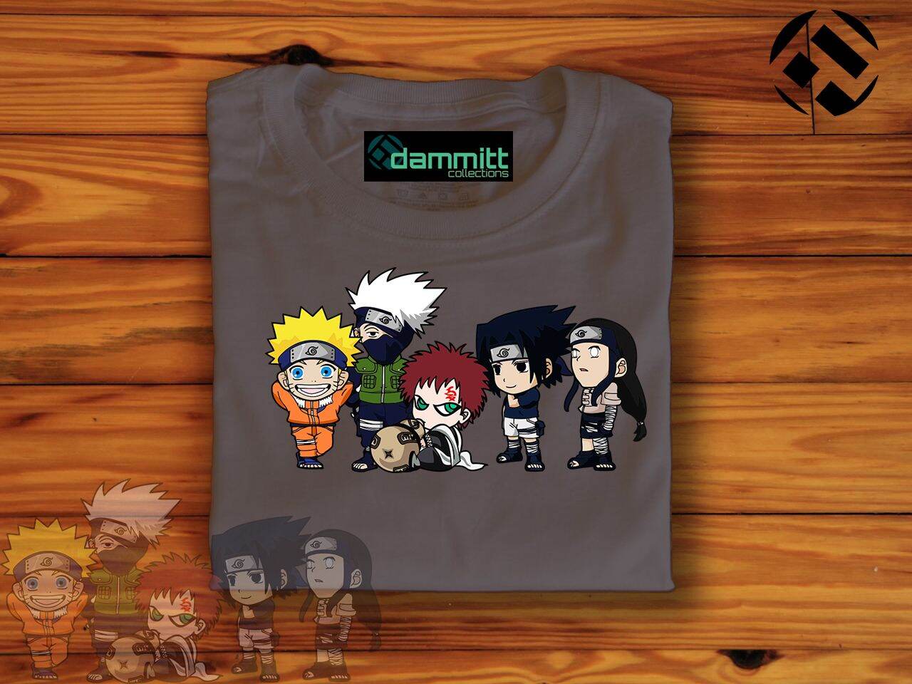 Download Naruto Gang Chibi Shirt for Kids and Adults Dammitt ...