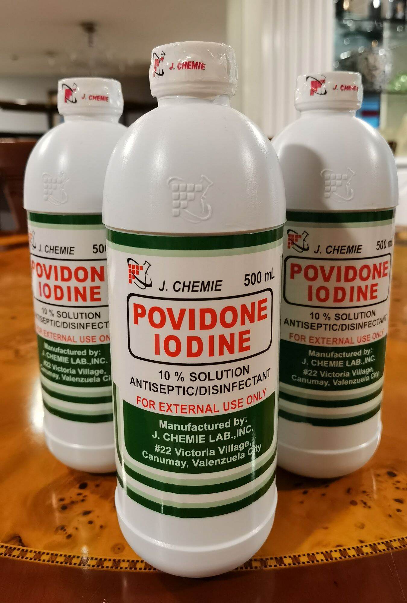 Povidone Iodine 500ML pack of 3 Lazada PH