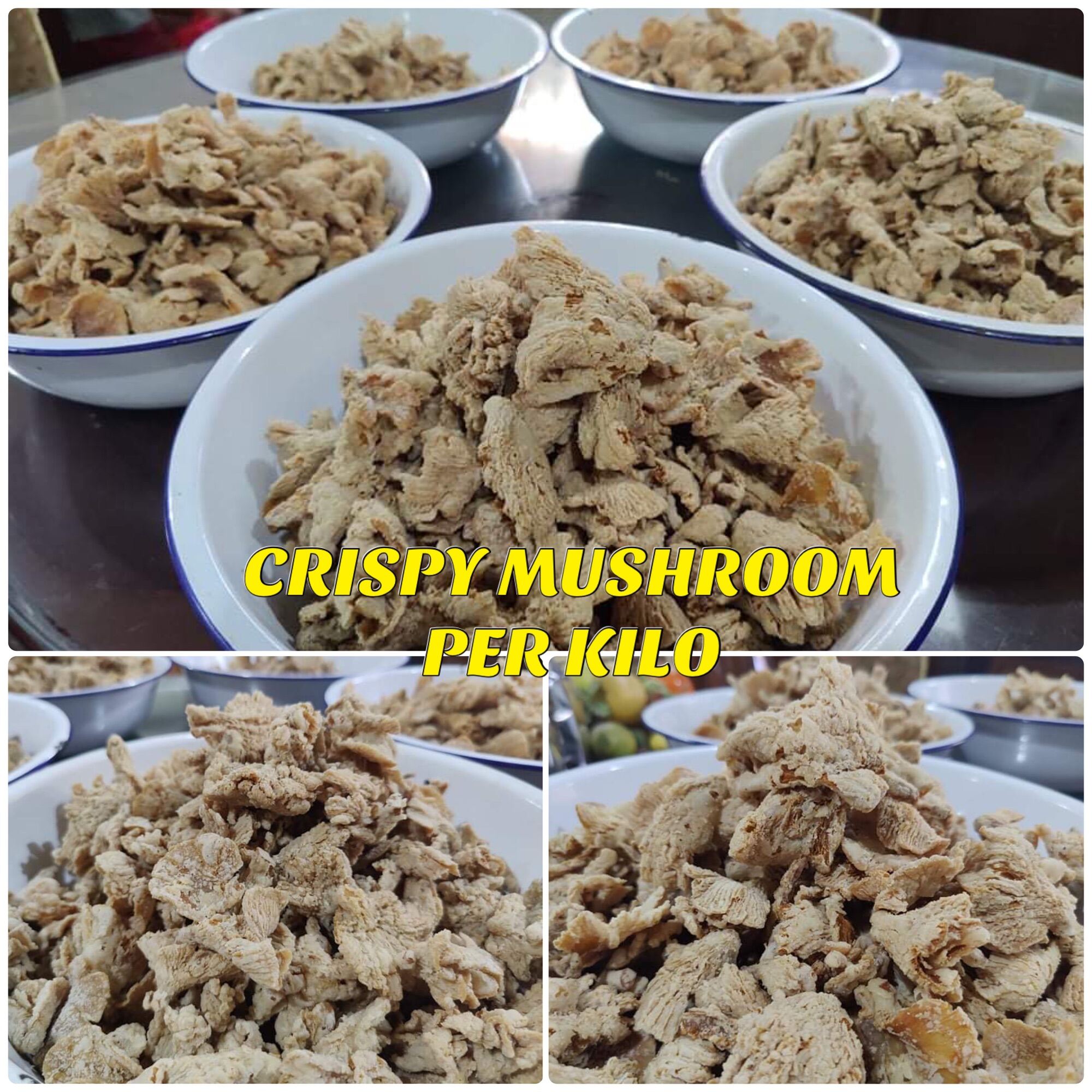 CRISPY MUSHROOM PER KILO ( M & J CRISPY MUSHROOM) MUSHROOM CHICHARON