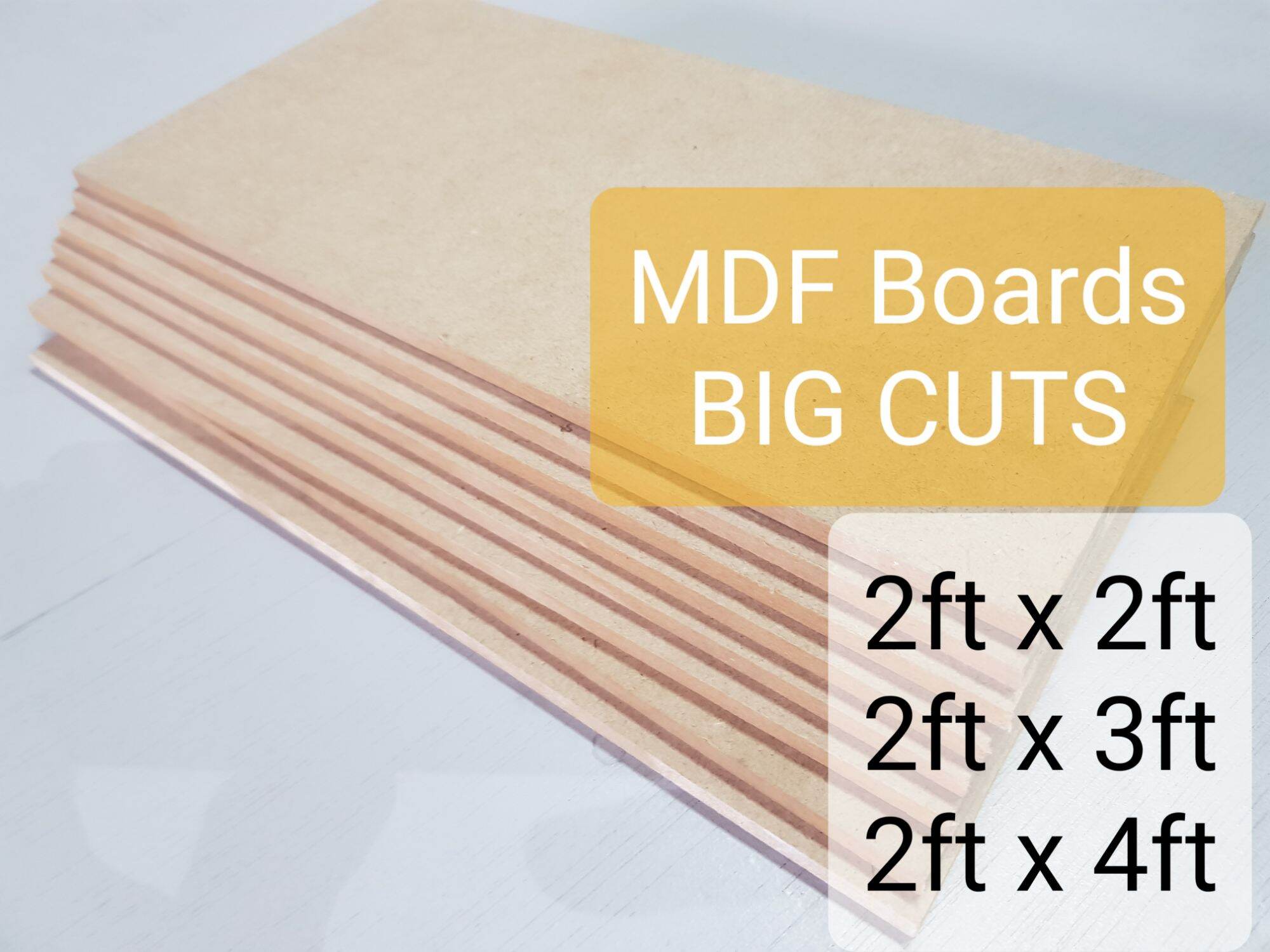 Big Cuts 6mm Mdf boards