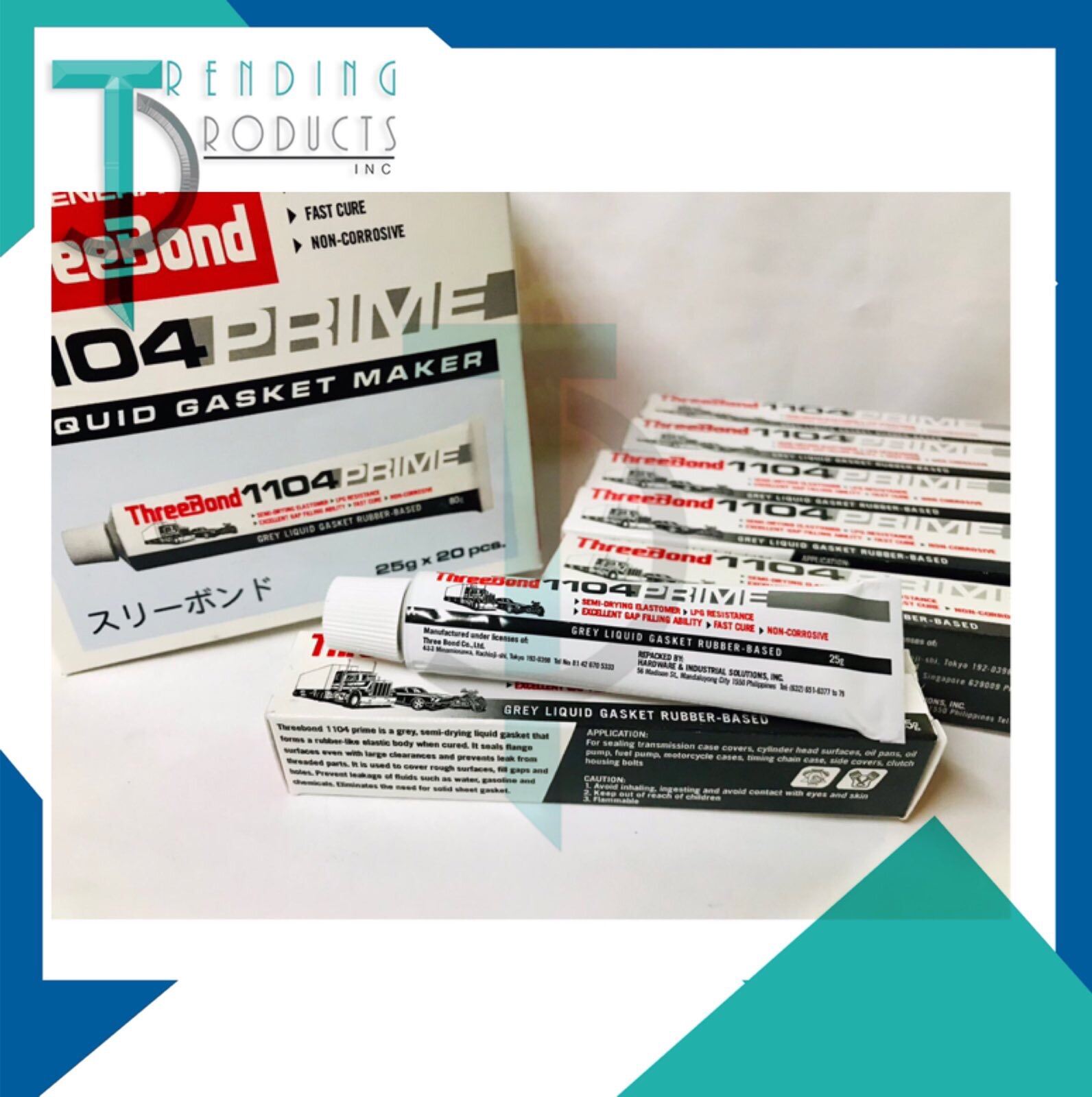 ThreeBond 1104 Prime Liquid Gasket Maker 25g. 1 Box (20 Pcs.) Lazada PH