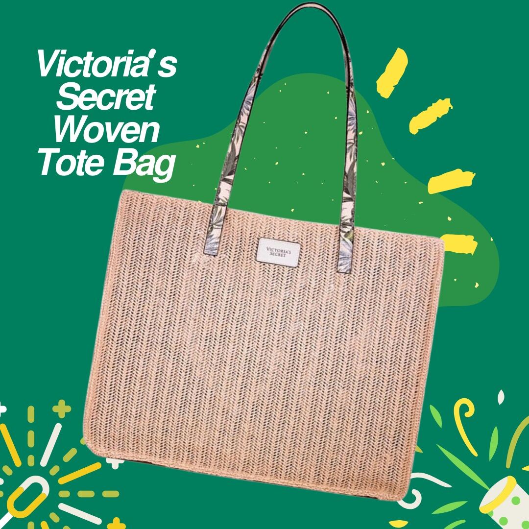 Victoria secret best sale woven tote