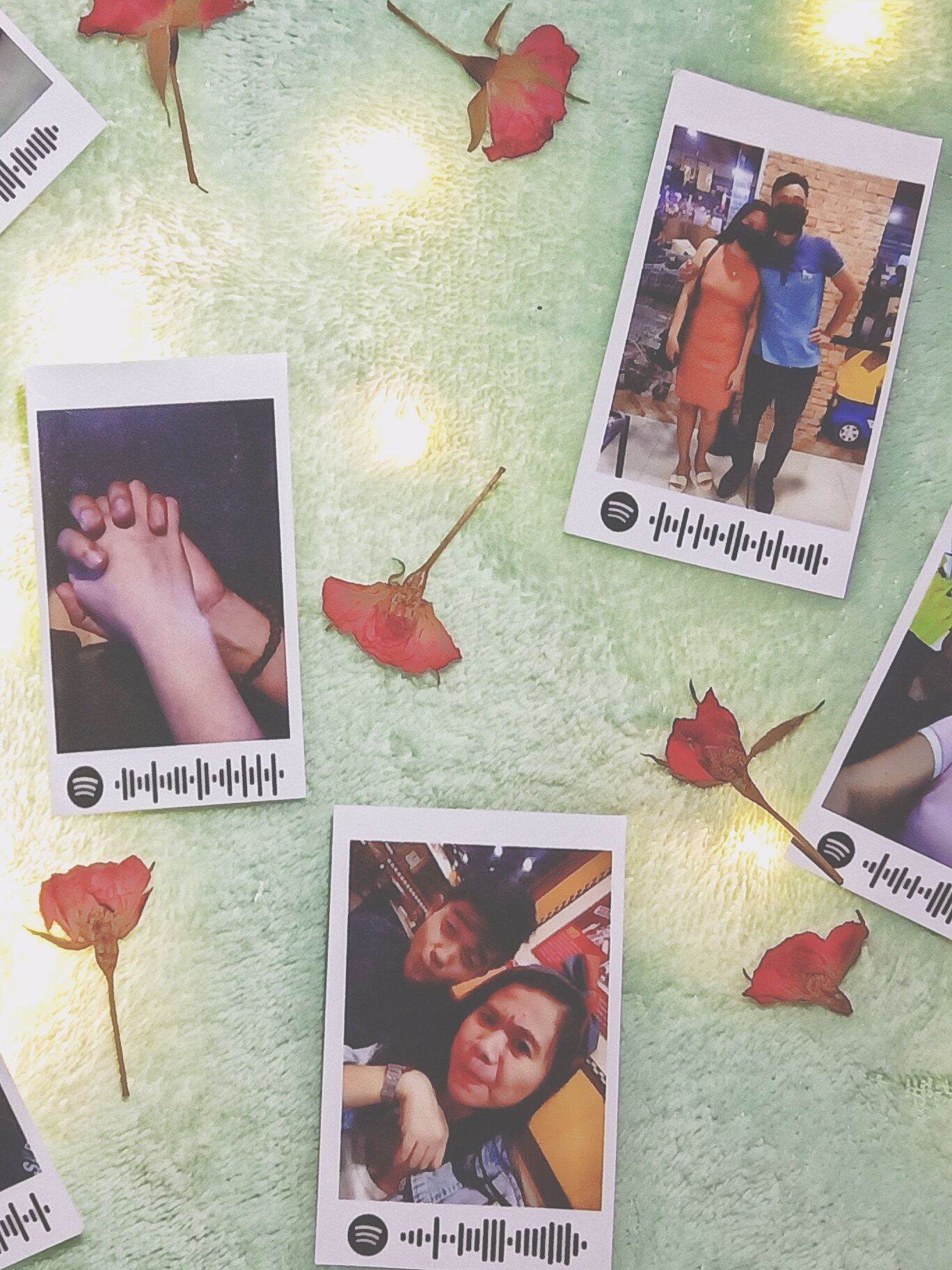 instax with spotify code