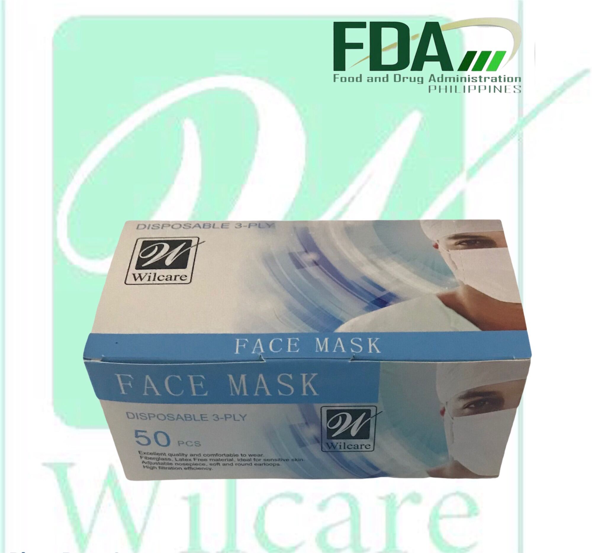 6 Boxes 50's Wilcare Facemask 50pcs per box Medical Grade 3-Ply | Lazada PH