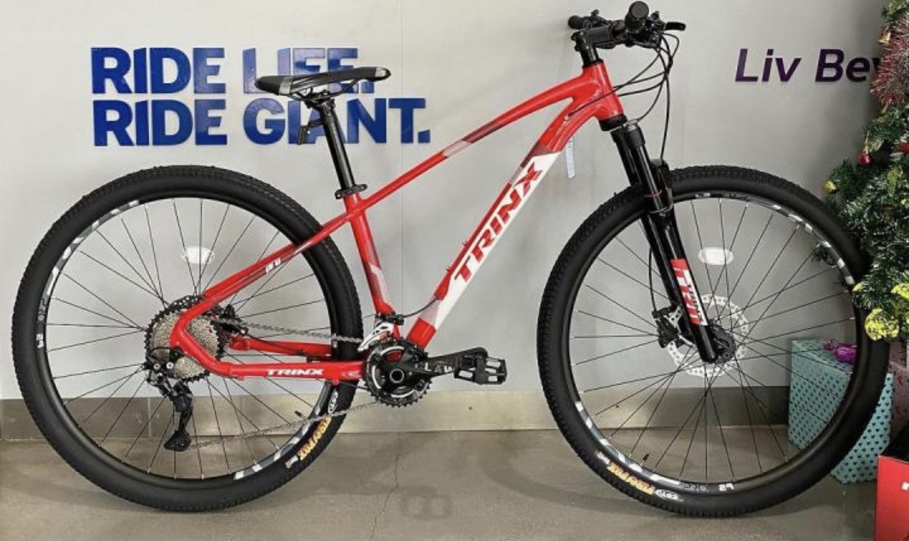 trinx red bike