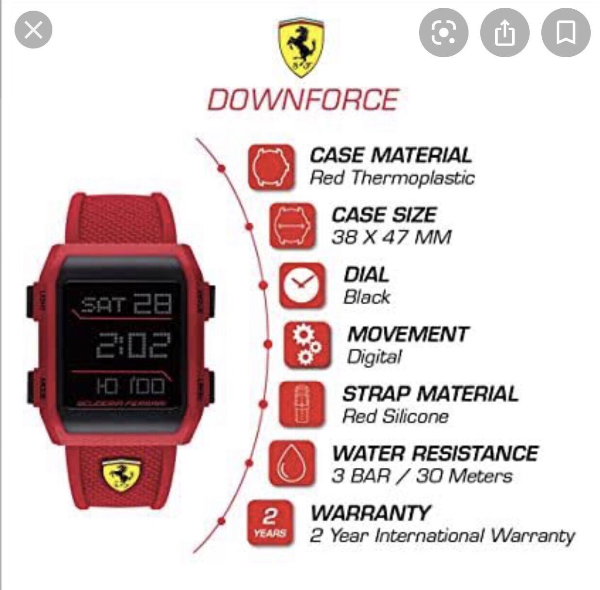 Ferrari hot sale watch lazada