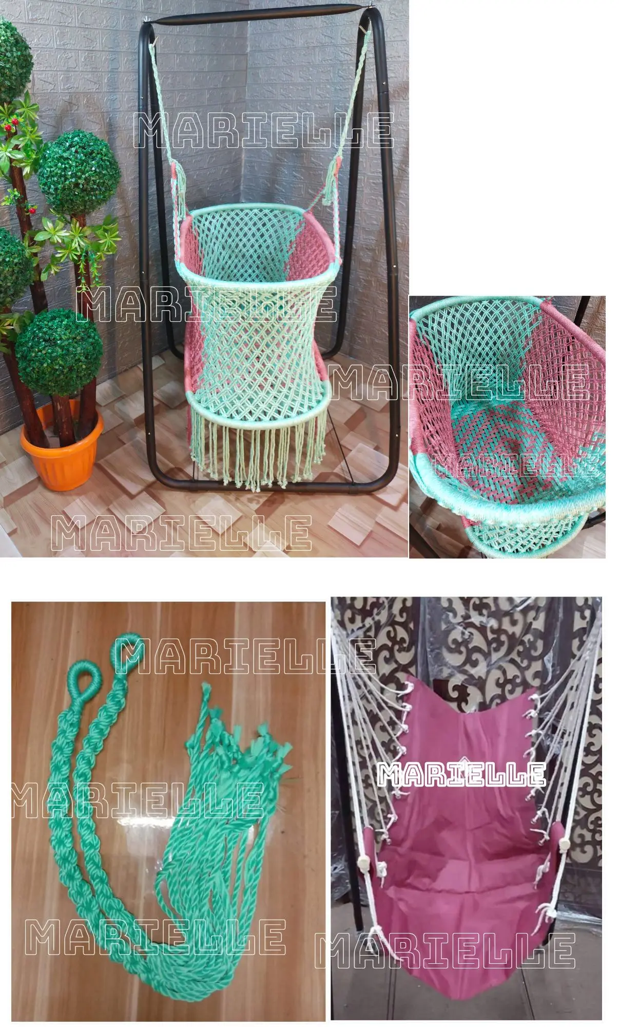 Duyan with stand with free rope & free swing chair (super pino special masinsin set)